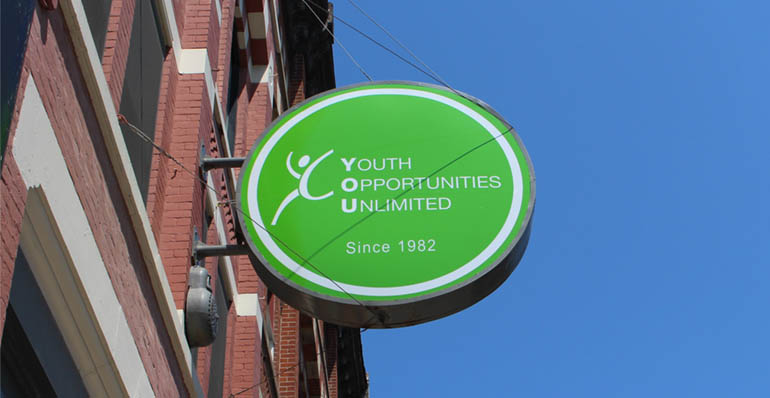 Photo of Youth Opportunities Unlimited signage
