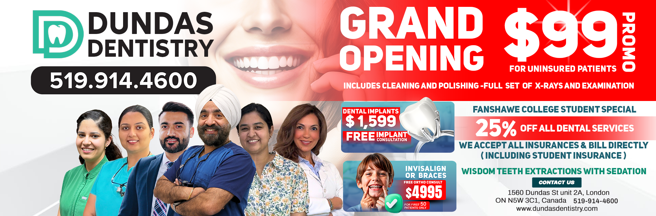 Grand Opening $99.00 promo